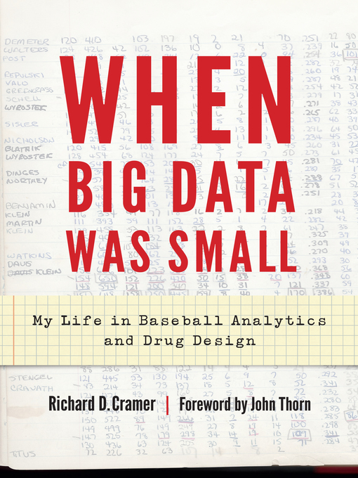 Title details for When Big Data Was Small by Richard D. Cramer - Available